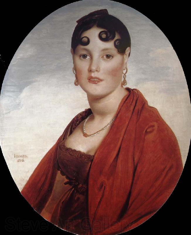 Jean-Auguste Dominique Ingres Portrait of woman France oil painting art